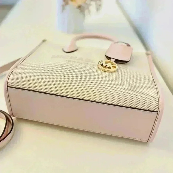 Michael kors purse Mirella small tote crossbody bag powder blush - Picture 2 of 10
